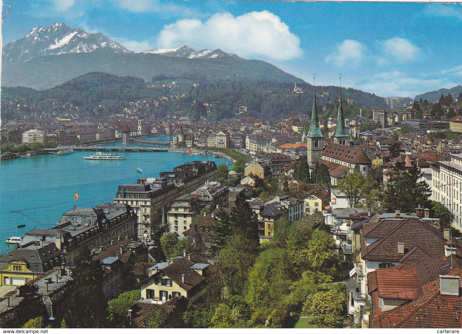 SUISSE,SWITZERLAND,SVIZZERA,SCHWEIZ,HELVETIA,SWISS ,LUZERN,LUCERNE,VUE AERIENNE - Lucerne