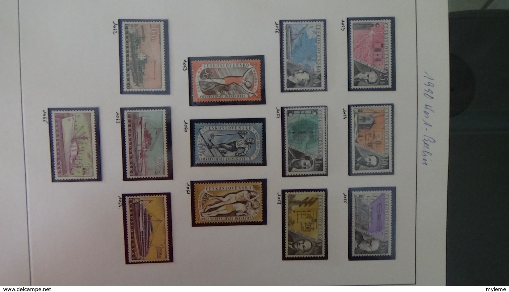 Collection De Timbres Tchecoslovaquie ** N° 1037 à 1613  . Voir Commentaires - Collections (en Albums)