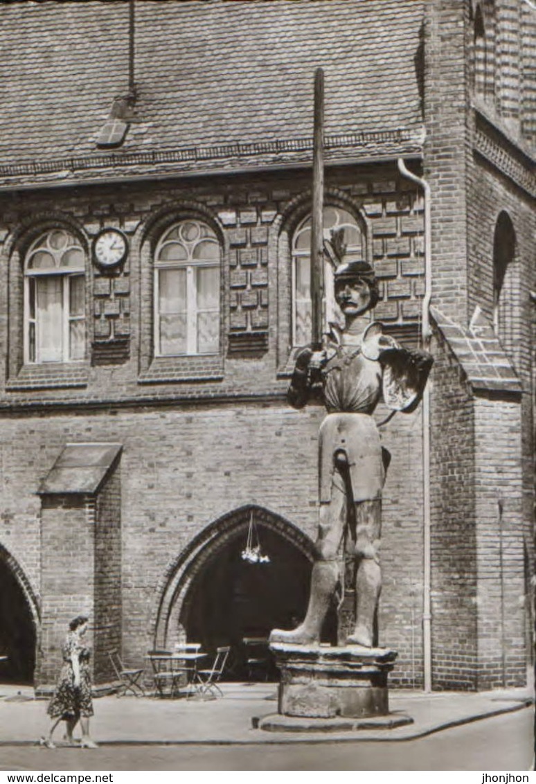 Germany - Postcard Unused -  Stendal - Roland Statue - Stendal
