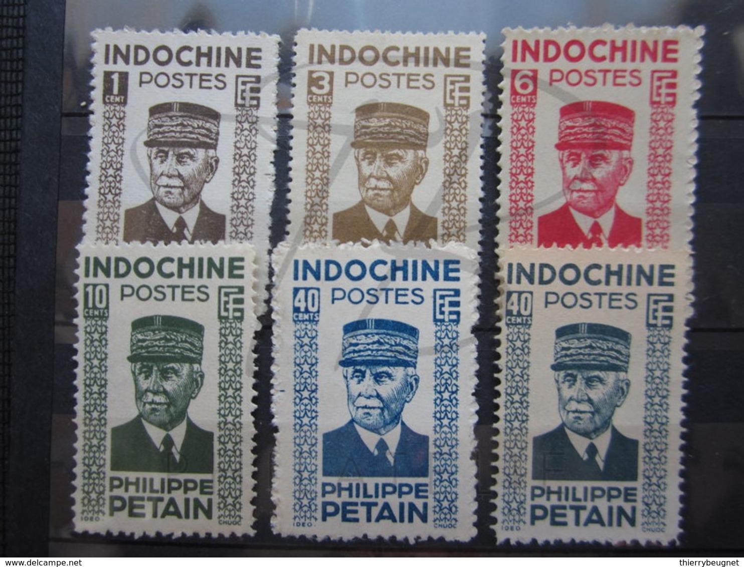 VEND BEAUX TIMBRES D ' INDOCHINE N° 243 - 248 , XX !!! - Neufs