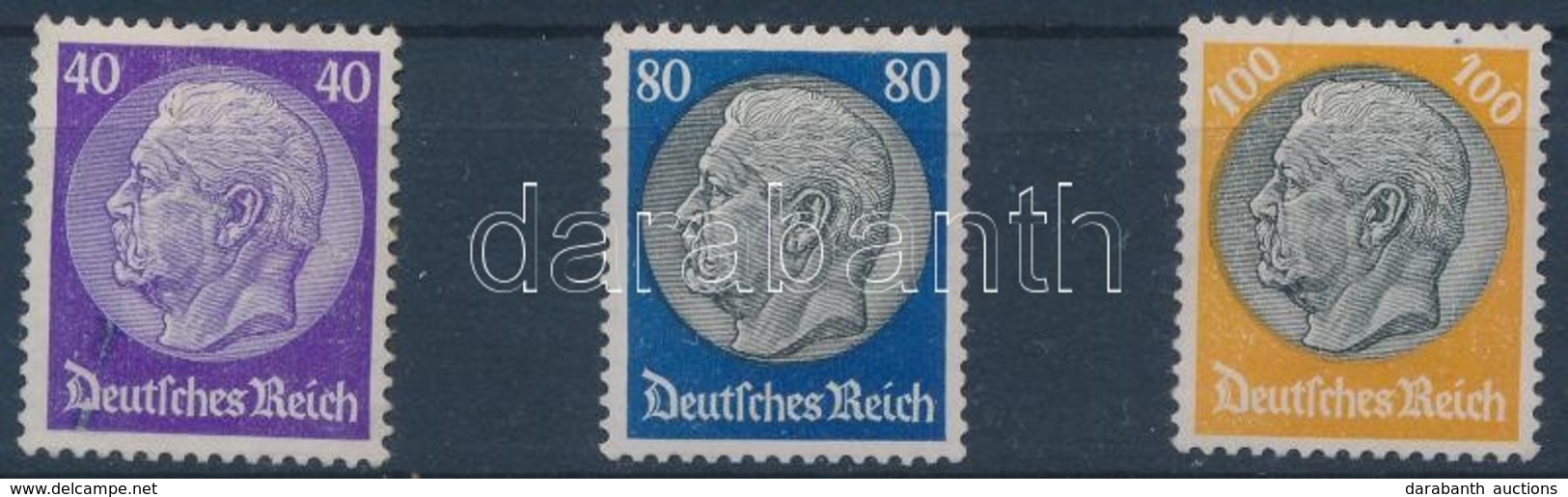 ** * Deutsches  Reich 1933 3 Db  Hindenburg Forgalmi Bélyeg - Other & Unclassified