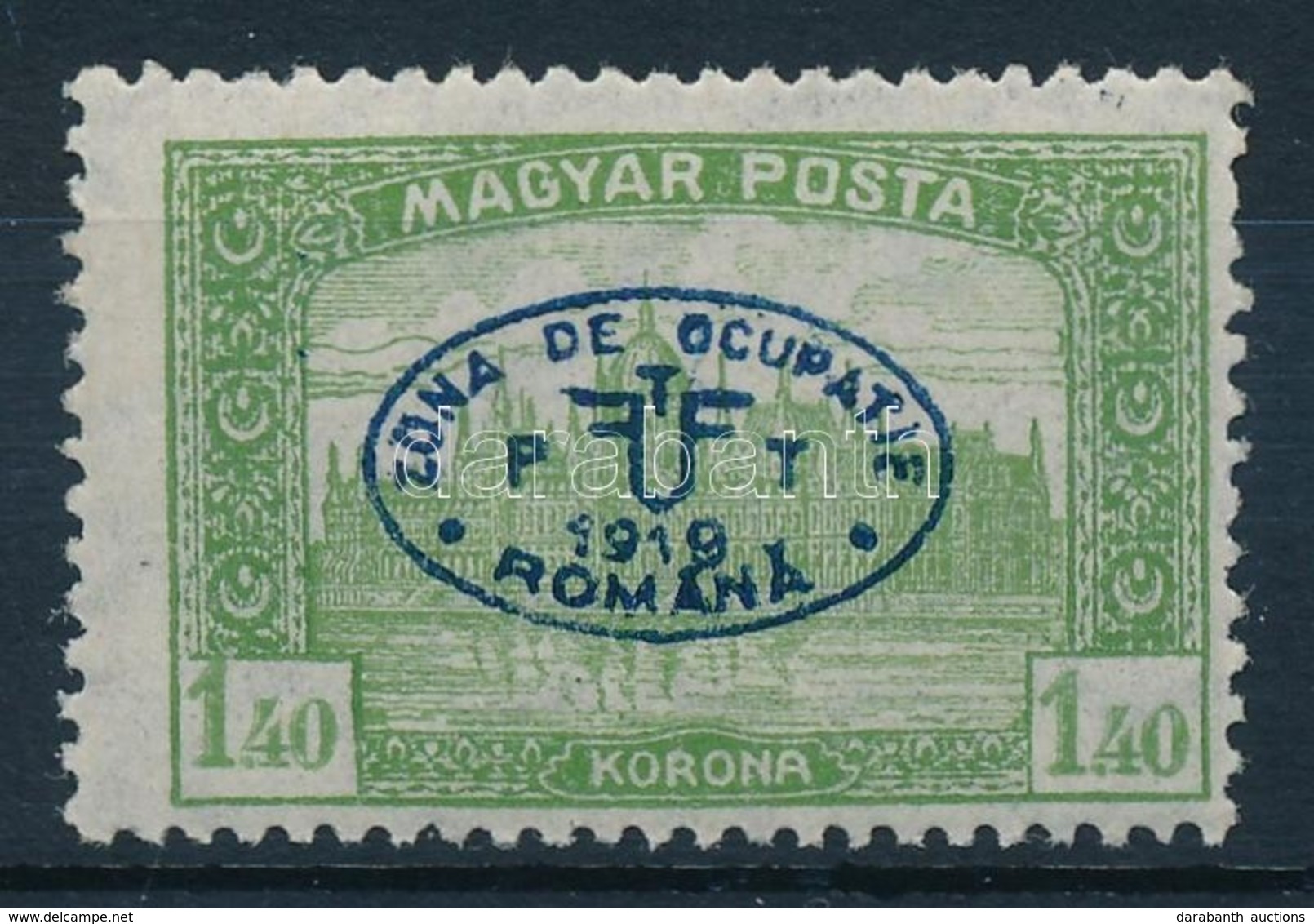 ** Debrecen I. 1919 Magyar Posta 1,40K Garancia Nélkül (65.000) - Other & Unclassified