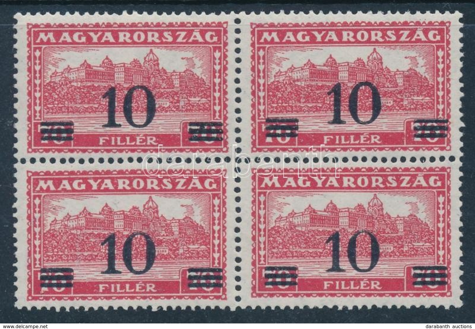 ** 1933 Kisegít? 10f  III.  Négyestömb - Other & Unclassified