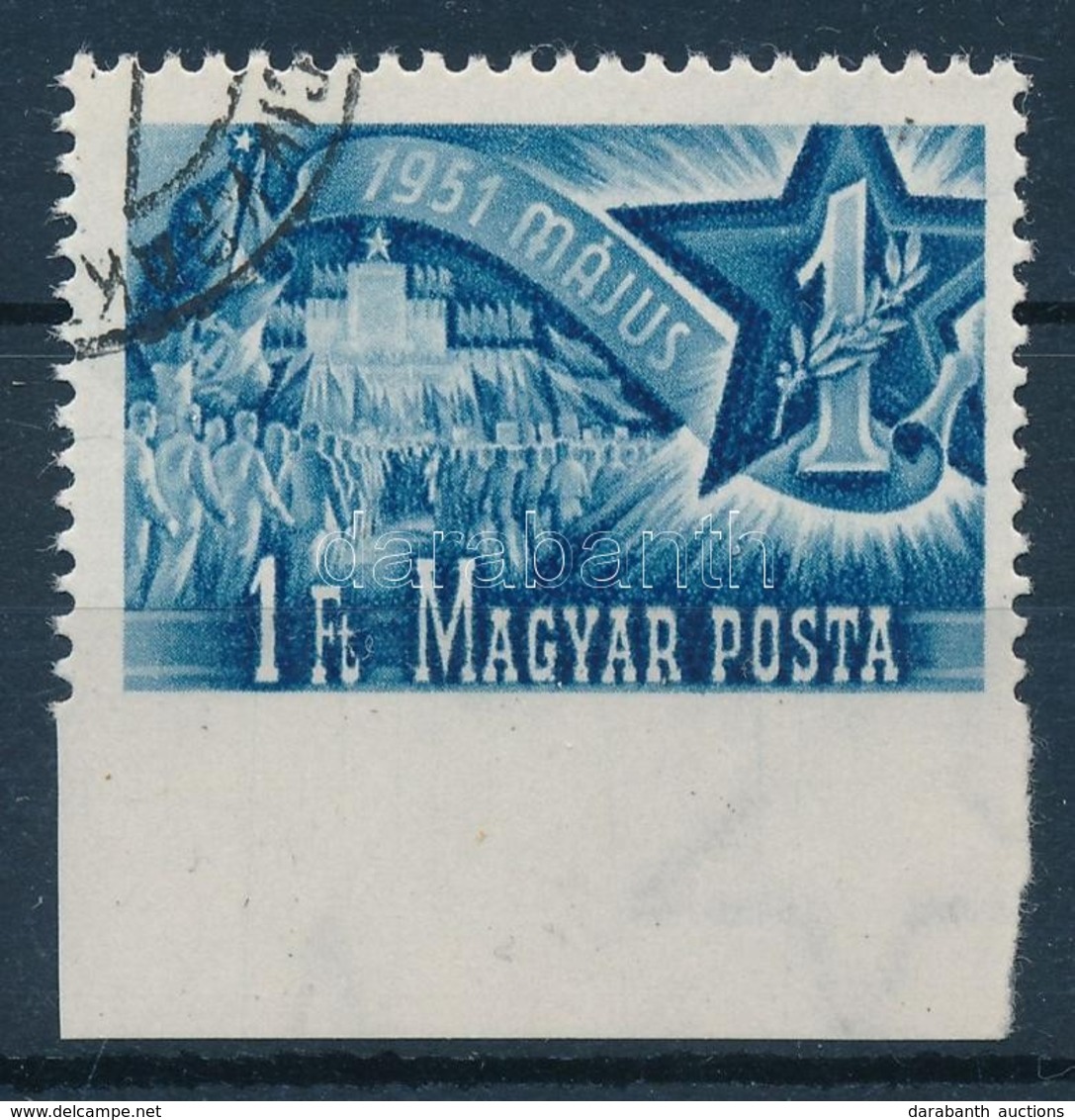 O 1951 Május 1. 1Ft Alul Fogazatlan - Other & Unclassified