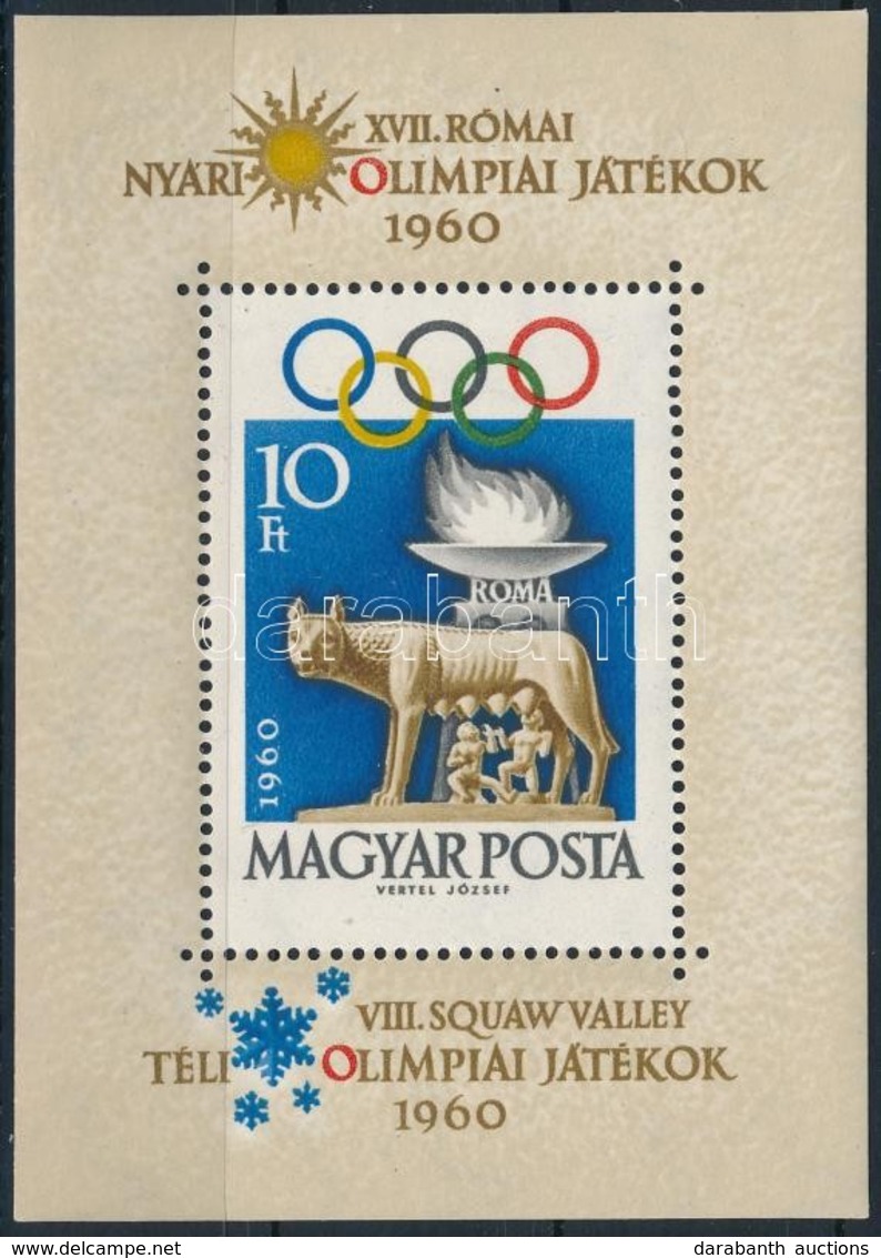 ** 1960 Római Olimpia Blokk (5.000) - Other & Unclassified