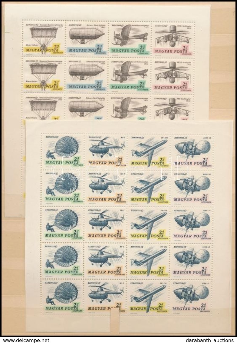 ** 1967 AEROFILA I. + II. Teljes ívek (6.000) - Andere & Zonder Classificatie