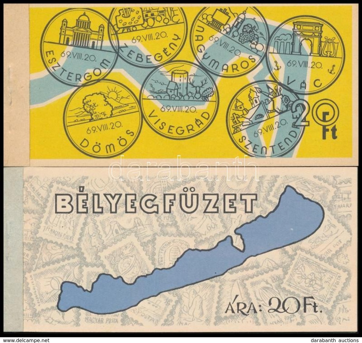 ** 1969 Balaton + Dunakanyar Bélyegfüzet - Other & Unclassified