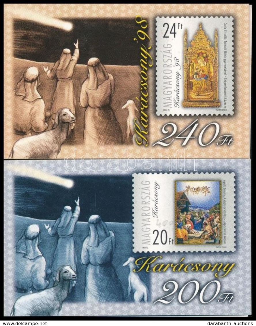 ** 1998 Karácsony (I)-(II) Bélyegfüzetek - Other & Unclassified