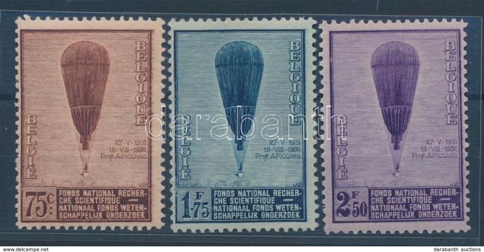 ** 1932 Mi 344-346 - Other & Unclassified