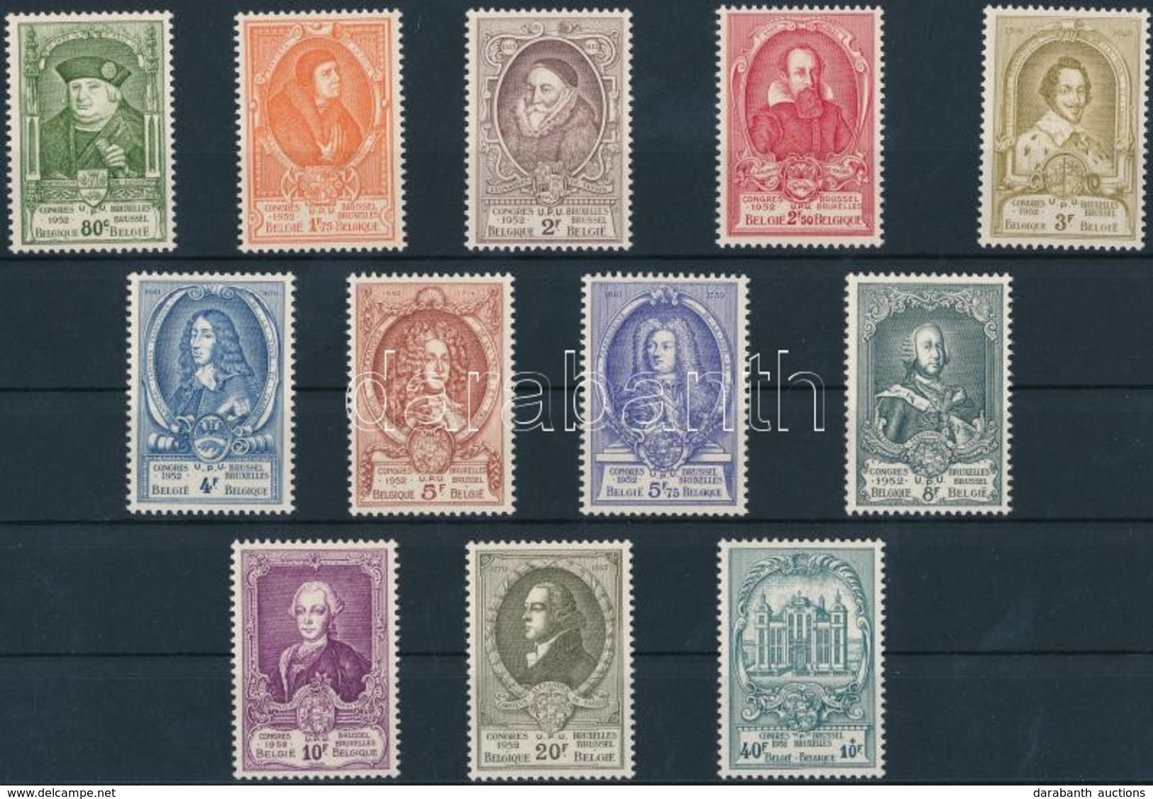 ** 1952 UPU Kongresszus Sor Mi 929-940 - Other & Unclassified