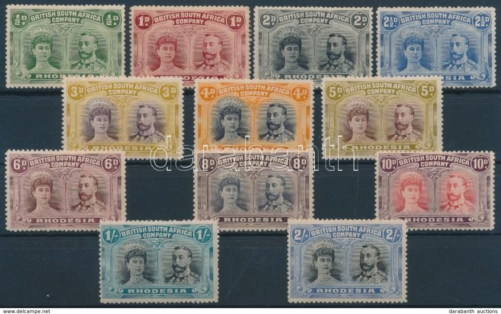 * 1910 Forgalmi Bélyegek / Definitive Stamps Mi 101-112 - Andere & Zonder Classificatie