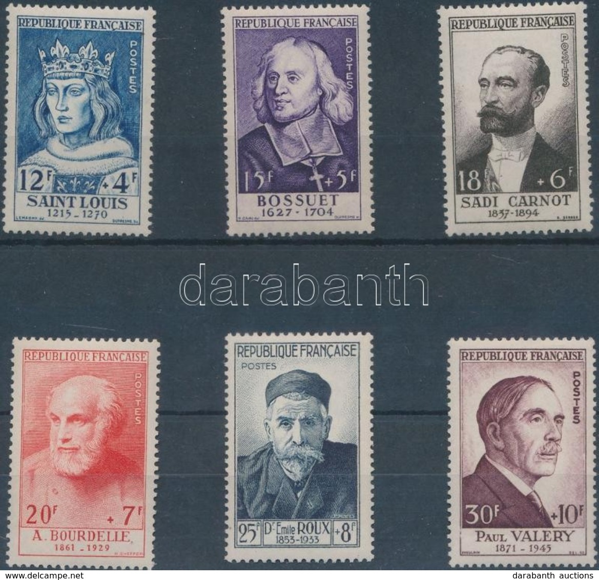 ** 1954 Híres Emberek Sor Mi 1015-1020 - Other & Unclassified