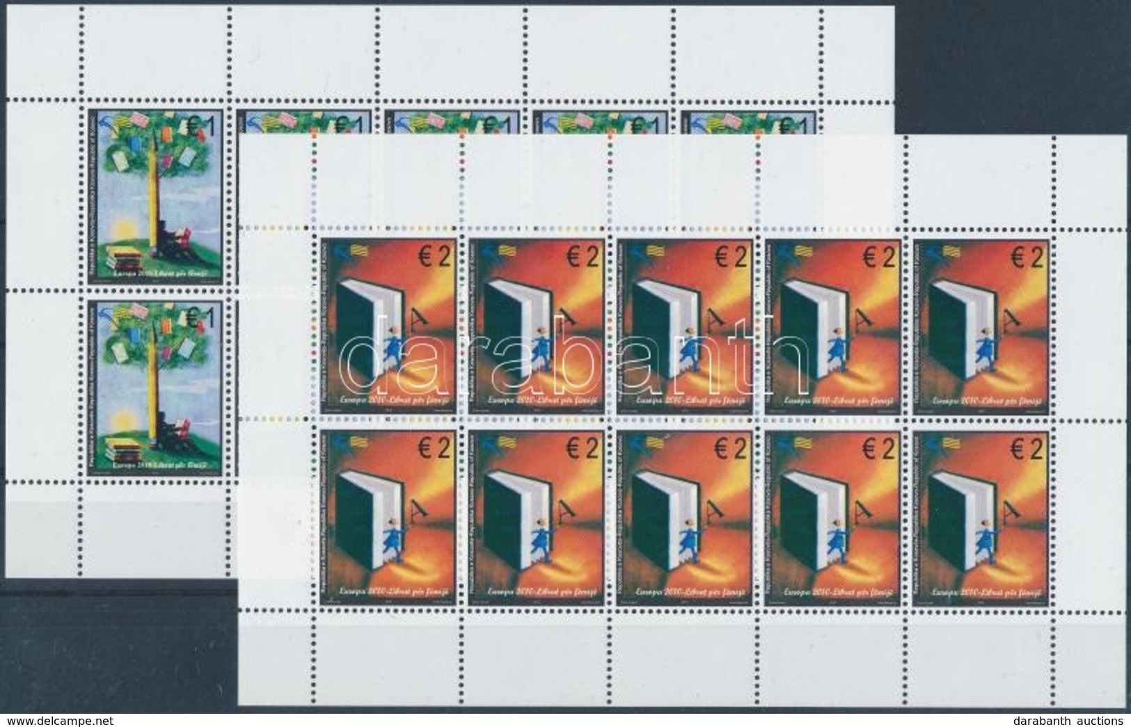 ** 2010 Europa CEPT Gyermekkönyvek Kisívsor Mi 155-156 - Other & Unclassified