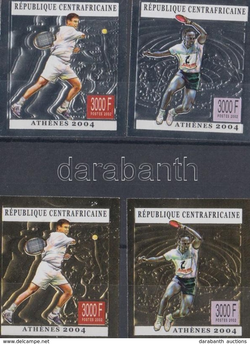 ** 2004 Nyári Olimpia, Athén Vágott Sor Mi 2904-2907 B - Altri & Non Classificati