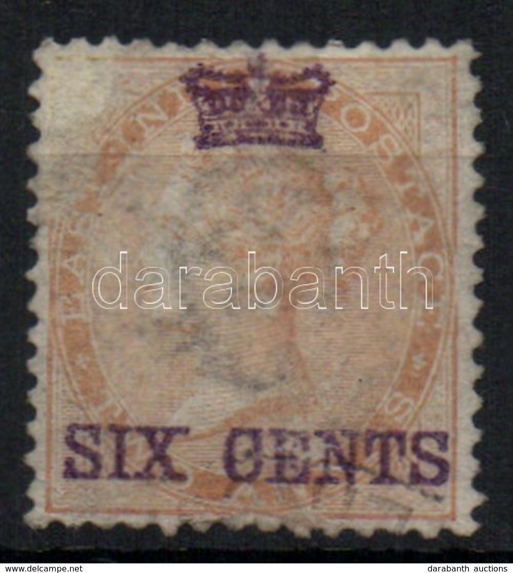 O Straits Settlements 1867 Forgalmi Bélyeg Felülnyomással Mi 5 - Other & Unclassified