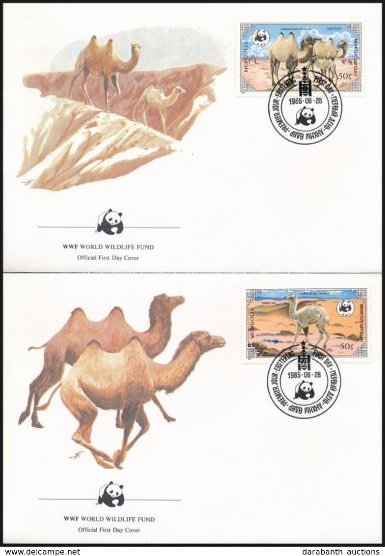 1985 WWF: Tevék Sor 4 Db FDC-n Mi 1707-1710 - Other & Unclassified