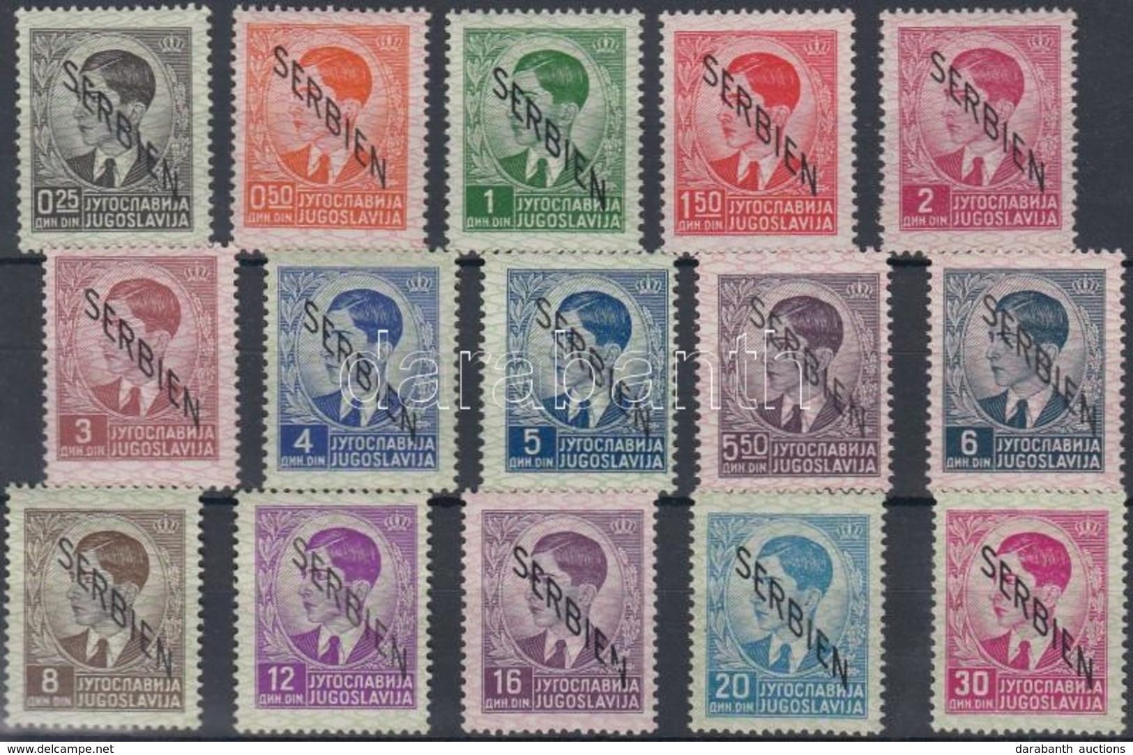 ** Szerbia 1941 Mi 1-15 - Other & Unclassified