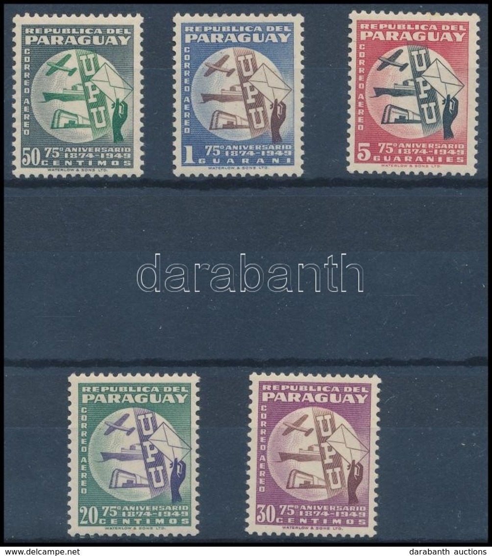 ** 1950 75 éves Az UPU Sor Mi 656-660 - Other & Unclassified