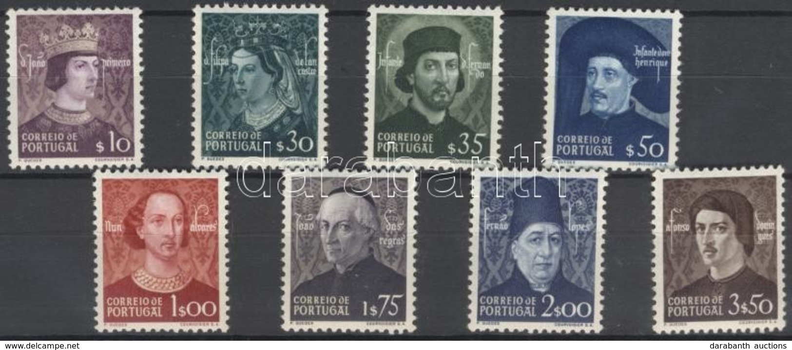 ** 1949 Avis-dinasztia Sor Mi 730-737 - Other & Unclassified