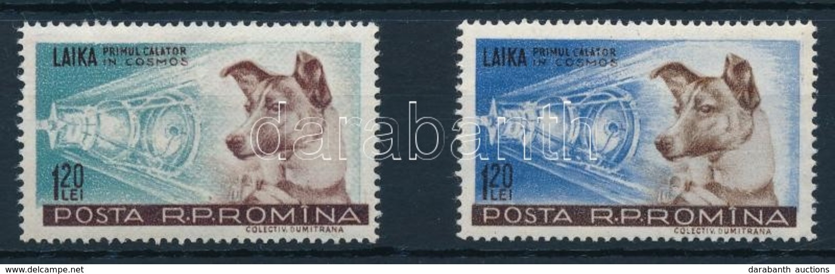 ** 1957 Lajka Kutya Sor Mi 1684-1685 - Other & Unclassified