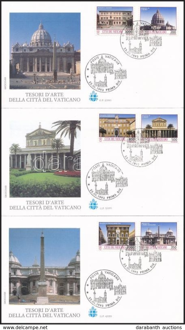 1993 Forgalmi Sor Mi 1080-1089 5 Db FDC-n - Other & Unclassified