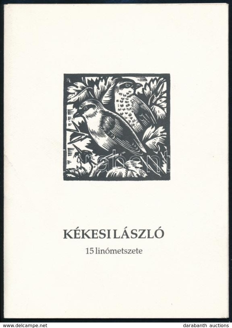 Kékesi László (1919-1993) 15 Linómetszete. Bp., é.n, KBK Grafikaügy?jt? és M?vel?dési Egyesület, 15 T. Kiadói Papírmappá - Other & Unclassified