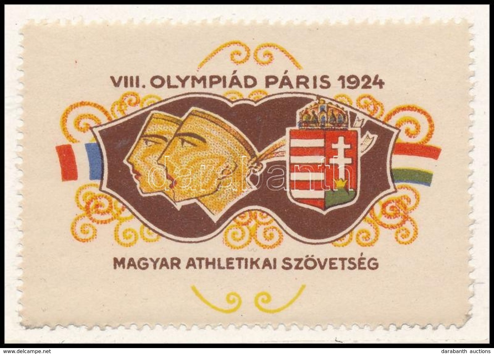 1924 A Párizsi Olimpia Magyar Levélzárója - Unclassified