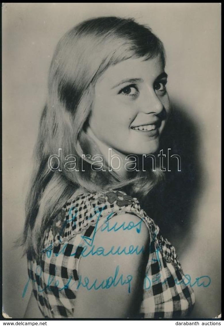 Alessandra Panaro (1939-) Olasz Színészn? Aláírt Fotója / Autograph Signature Of   Italian Actress - Other & Unclassified