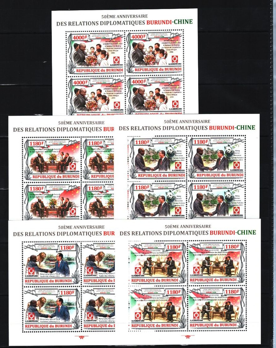 N22. Burundi - MNH - Organizations - Diplomatic Relations - Other & Unclassified