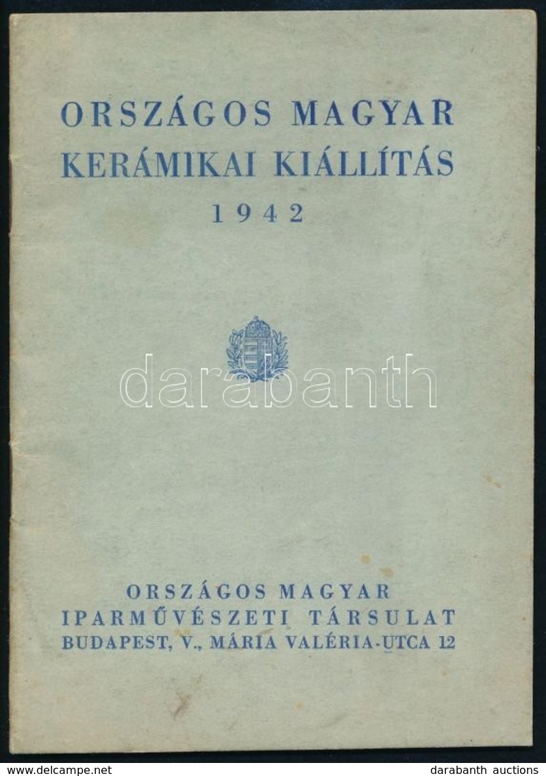 Vegyes Könyvtétel, 3 Db: 

1942 Országos Kerámikai Kiállítás. 1942. Szerk.: Latabár Károly. Bp., 1942, Hollóssy János, 3 - Unclassified