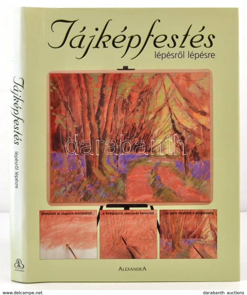 Tájképfestés Lépésr?l Lépésre. Pécs, 2006, Alexandra. Kiadói Kartonált Kötés, Papír Véd?borítóval, Jó állapotban. - Unclassified