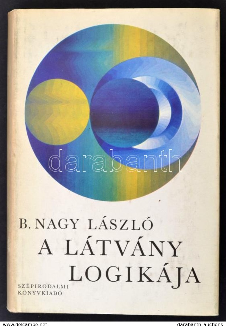 B. Nagy László: A Látvány Logikája. Bp.,1974,Szépirodalmi. Fekete-fehér Fotókkal Illusztrált. Kiadói Egészvászon-kötés,  - Unclassified