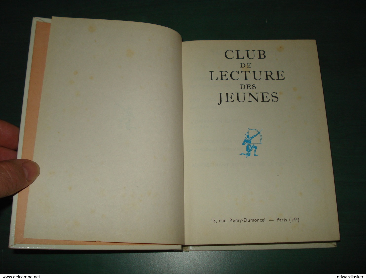 CLUB De Lectures Des JEUNES : Catamount ... + Poo Lorn + Opération Jéricho + C'est Toujours William + ... - Bibliothèque De La Jeunesse