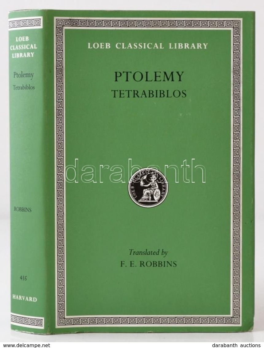 Ptolemaios: Tetrabiblos. Cambridge MA - London, 1994, Harvard (Loeb Classical Library). Vászonkötésben, Jó állapotban. - Non Classificati