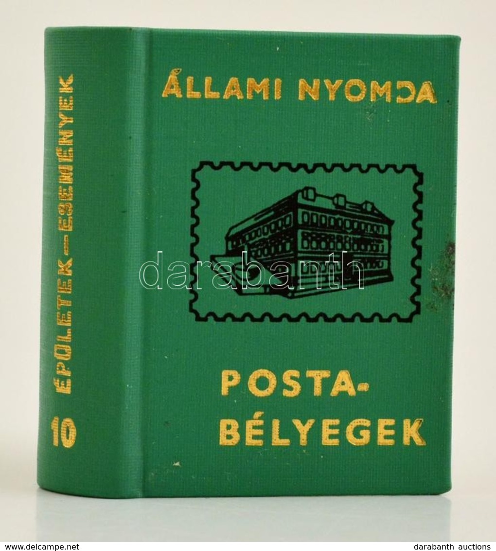 Magyar Postabélyeg X. Kötet. 1951-1987. Bp.,1987, Állami Nyomda-Magyar Posta. Kiadói M?b?r-kötés. Készült 600-600 Példán - Unclassified