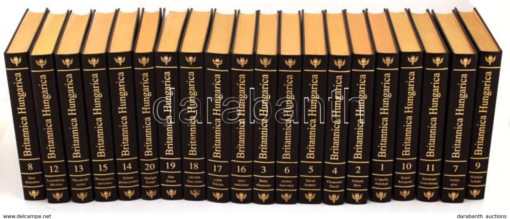 Britannica Hungarica Nagylexikon 1-20. Kötet. Teljes.  Bp., Kossuth Kiadó. Díszkiadás Egész M?b?r Kötésben, Aranyozott L - Unclassified