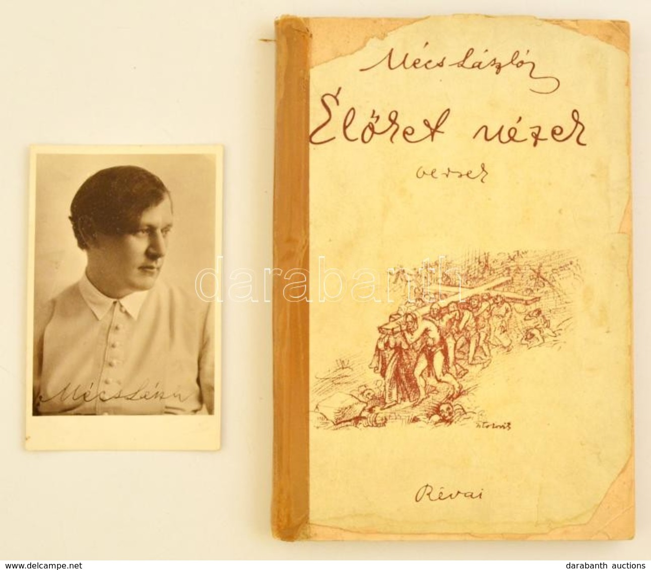 Mécs László: Él?ket Nézek. Versek. Bp.,(1938),Révai. Kiadói Papírkötés, Rossz  állapotban, Sérült Gerinccel, Kötéssel, F - Unclassified