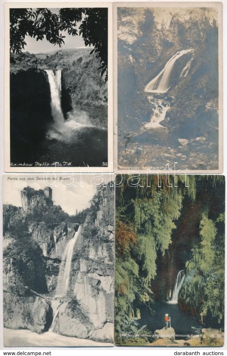 ** * 18 Db RÉGI F?leg Külföldi Vízesések / 18 Pre-1945 Mostly European Waterfalls - Unclassified