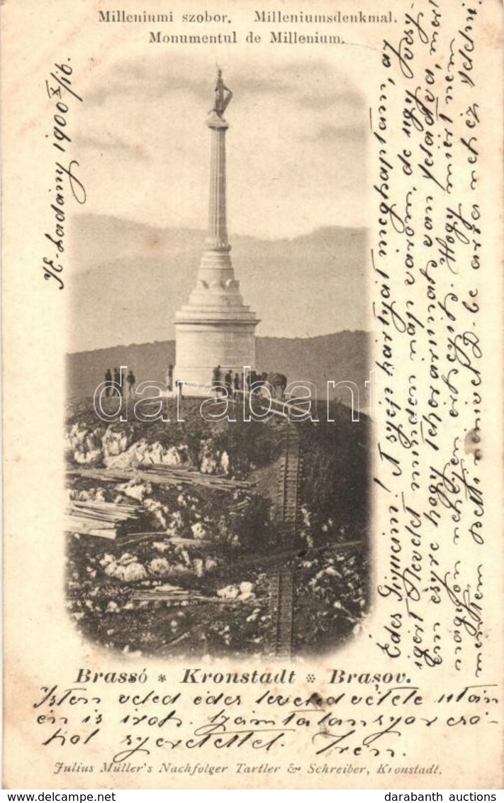 T2/T3 Brassó, Kronstadt, Brasov; Milleniumi Szobor / Monument (EK) - Unclassified