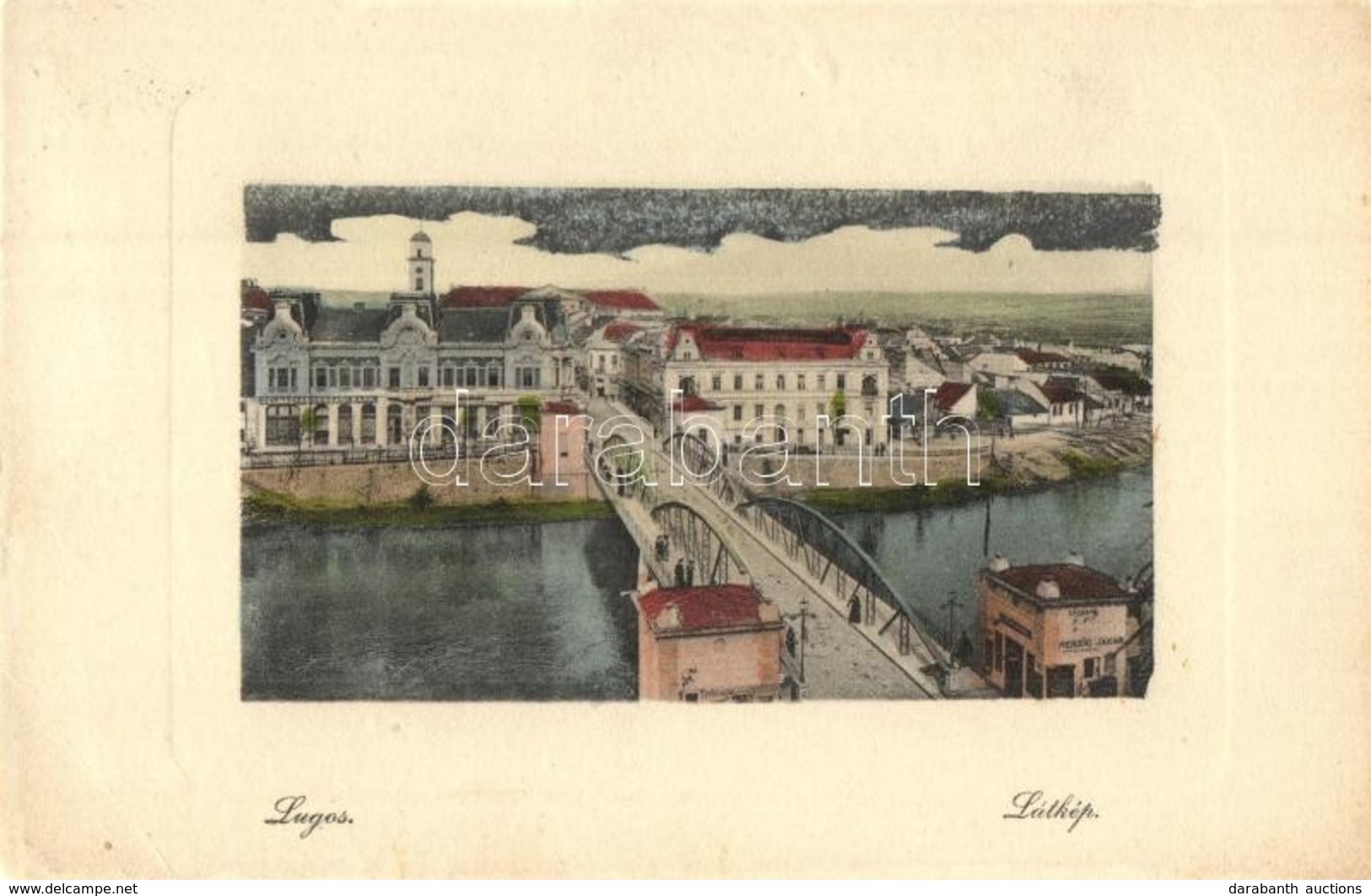 T2/T3 1915 Lugos, Lugoj; Híd. W.L. 6761. Szidon József Kiadása / Bridge (EB) - Unclassified