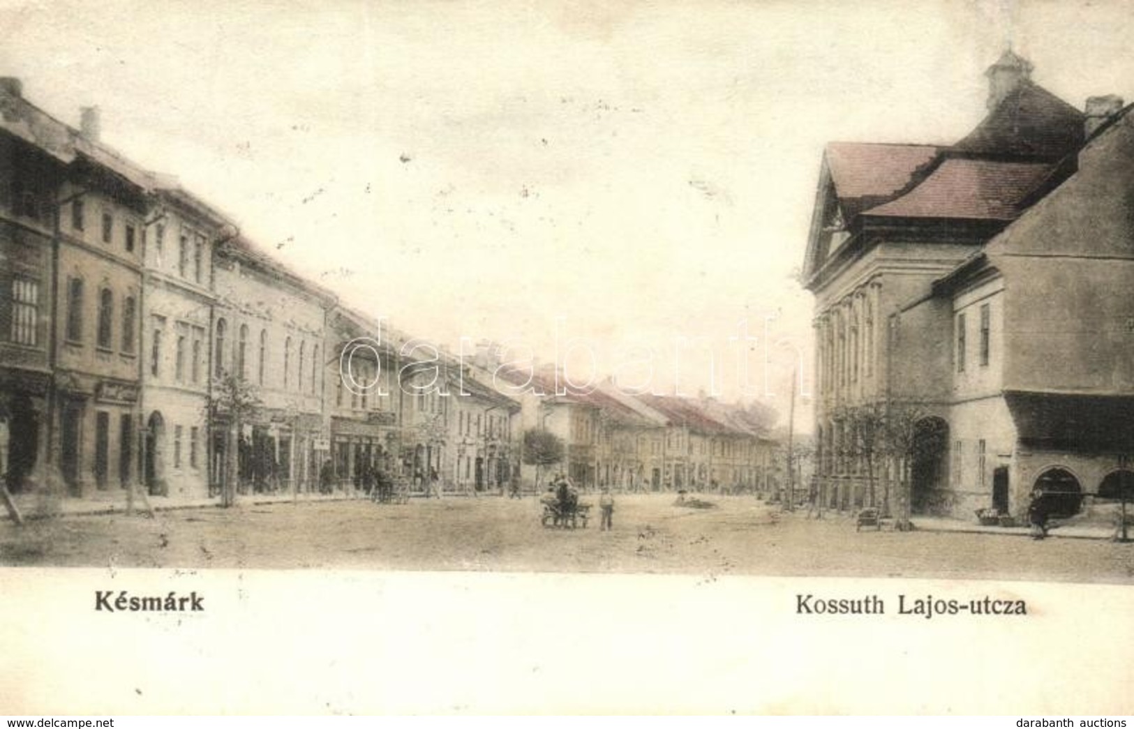 * T2/T3 Késmárk, Kezmarok; Kossuth Lajos Utca / Street View (fa) - Unclassified