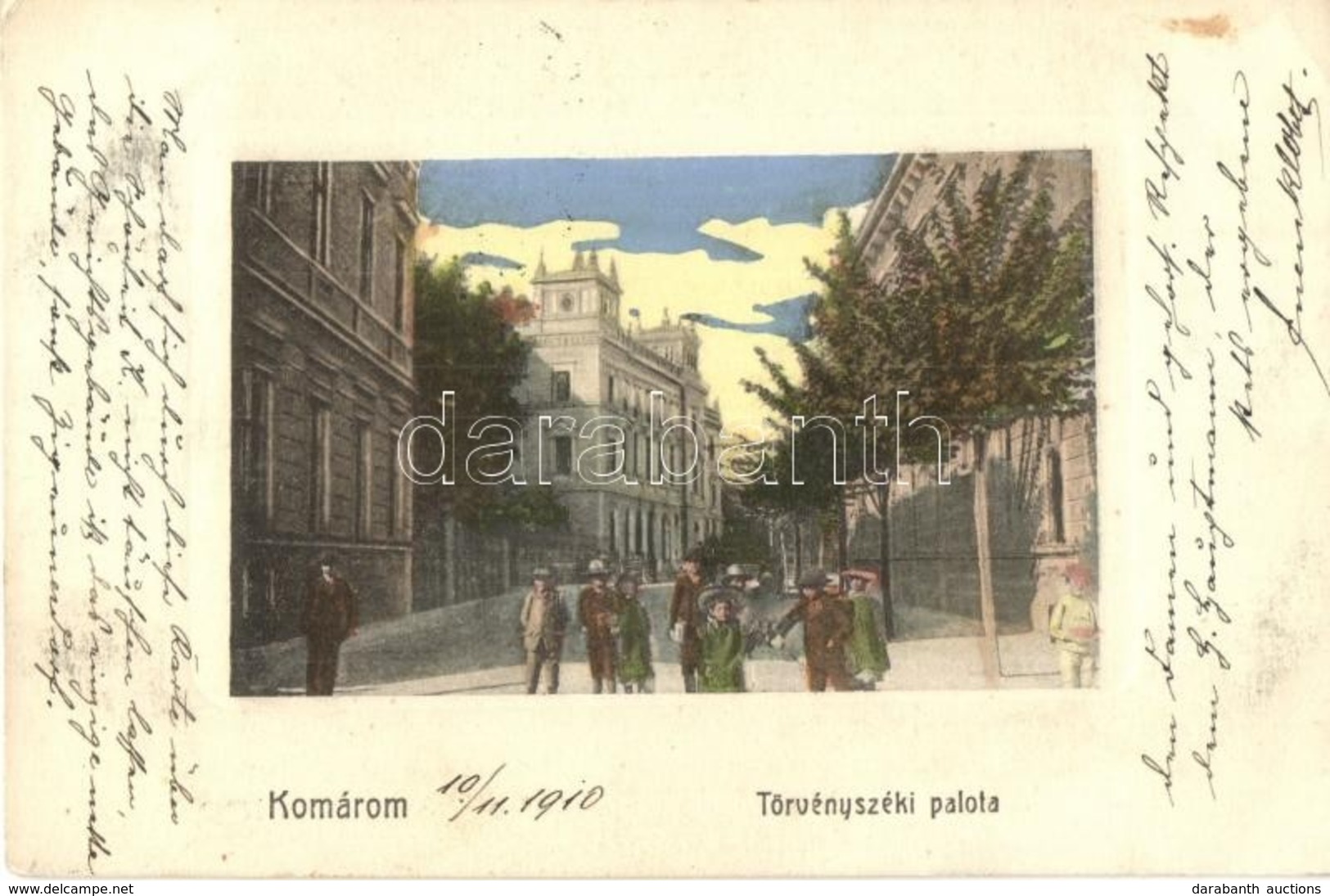 T2/T3 1910 Komárom, Komárnó; Törvényszéki Palota / Forensic Palace (EK) - Unclassified