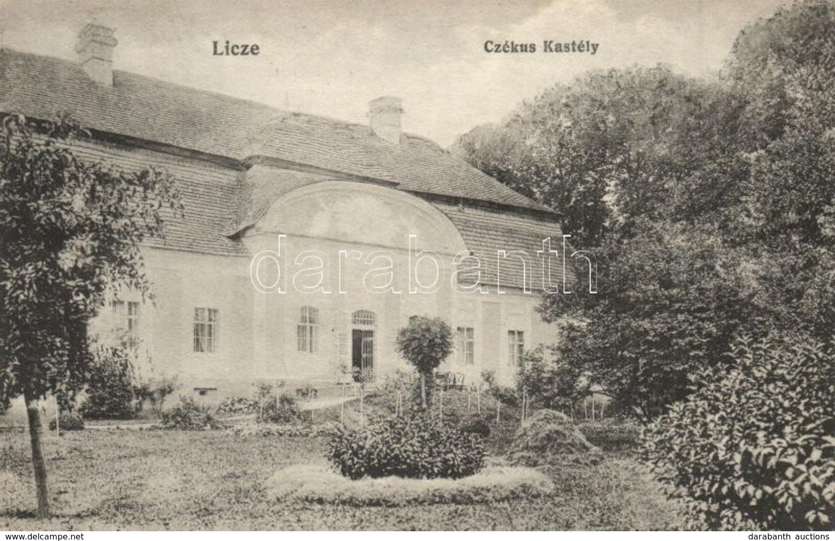 * T2 1925 Lice, Licze, Licince; Czékus Kastély / Castle - Unclassified