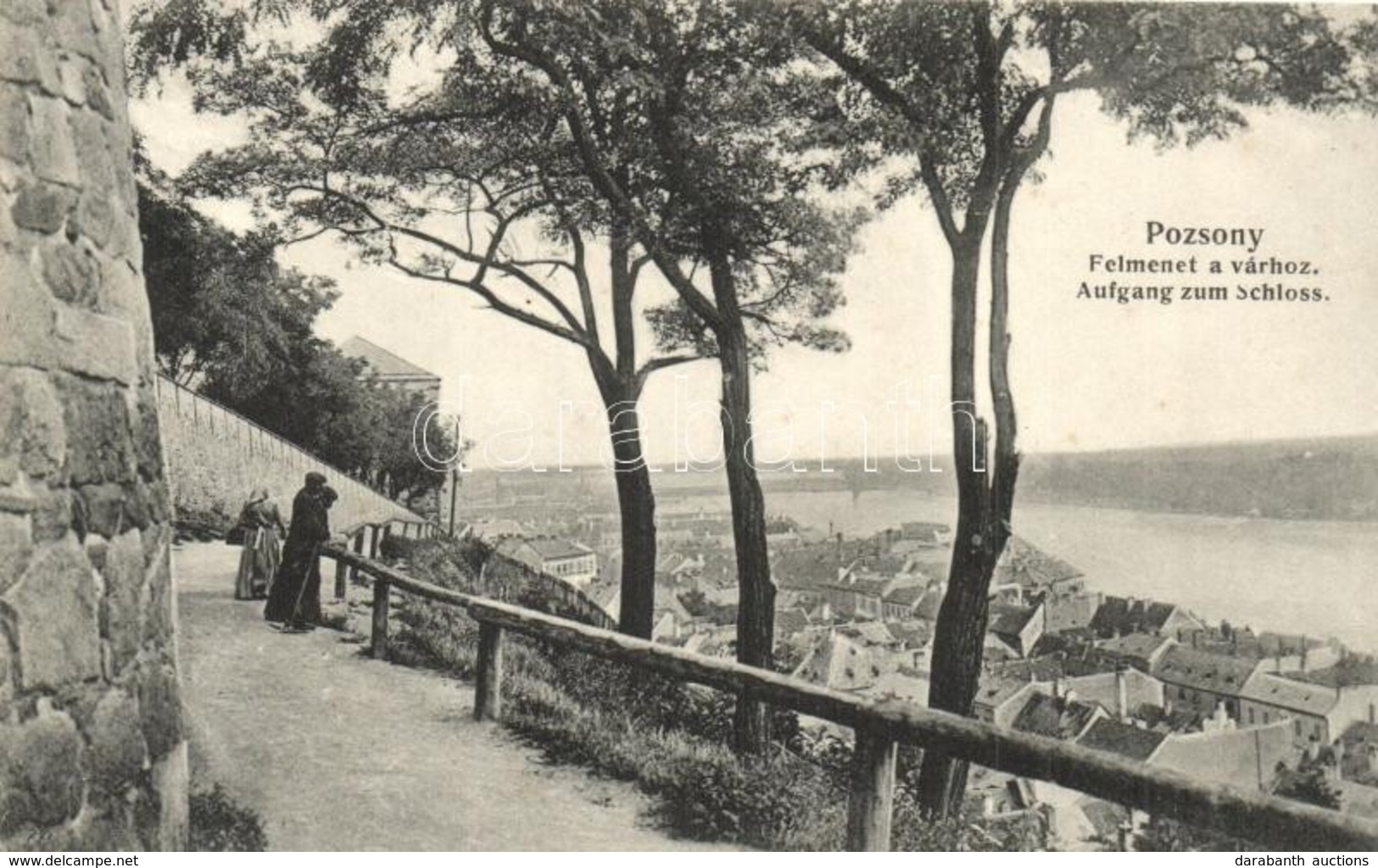 T2 1908 Pozsony, Pressburg, Bratislava; Felmenet A Várhoz / Aufgang Zum Schloss / Path To The Castle - Unclassified