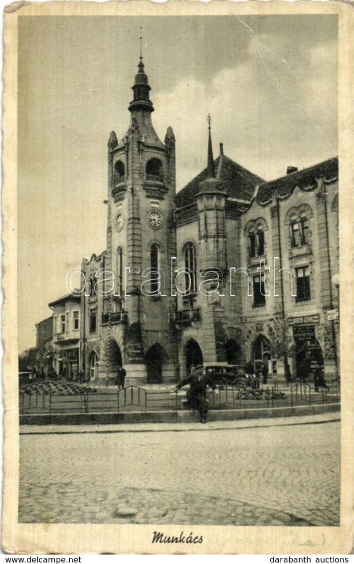 * T2/T3 Munkács, Mukacheve, Mukacevo; Városháza / Town Hall (EK) - Non Classés