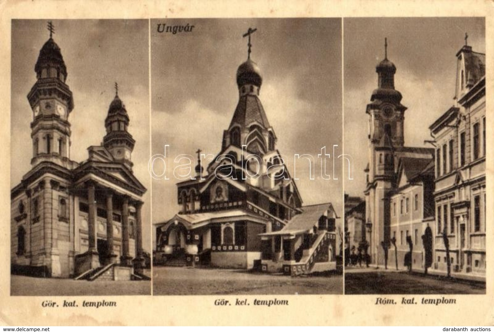 T2 Ungvár, Uzshorod, Uzhhorod, Uzhorod; Görög Katolikus, Görög Keleti és Római Katolikus Templomok / Churches - Unclassified