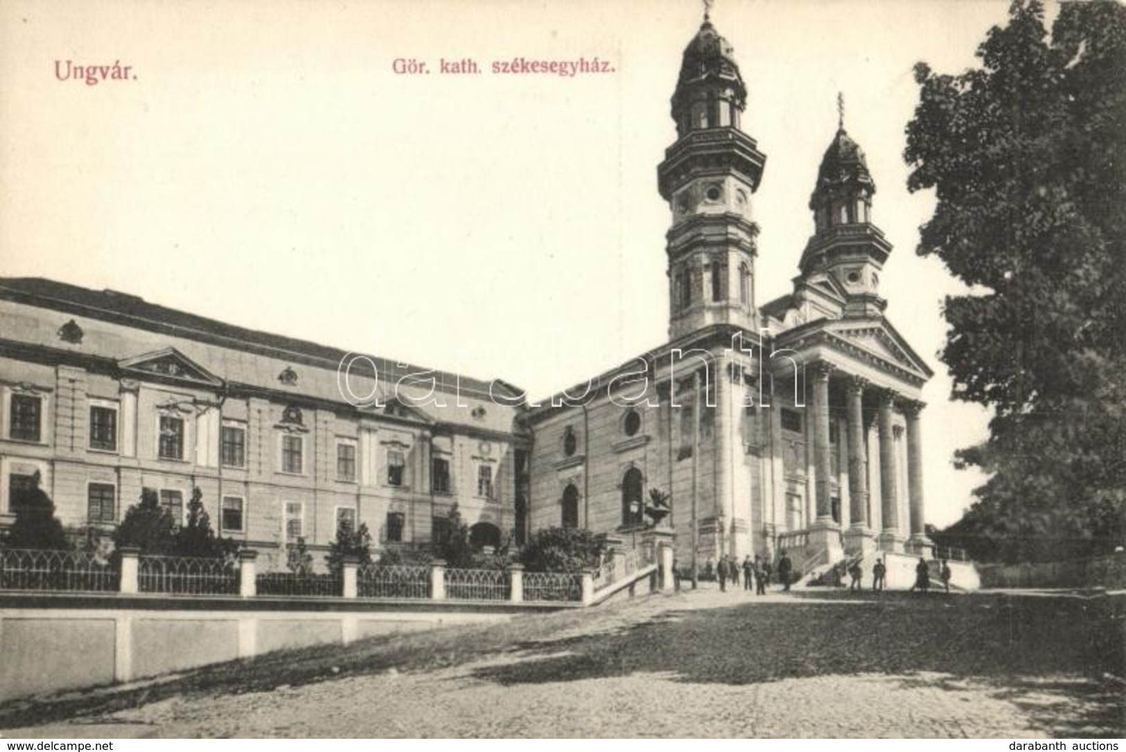 ** T1/T2 Ungvár, Uzshorod, Uzhhorod, Uzhorod; Görög Katolikus Székesegyház, Kiadja Földesi Gyula / Church - Unclassified