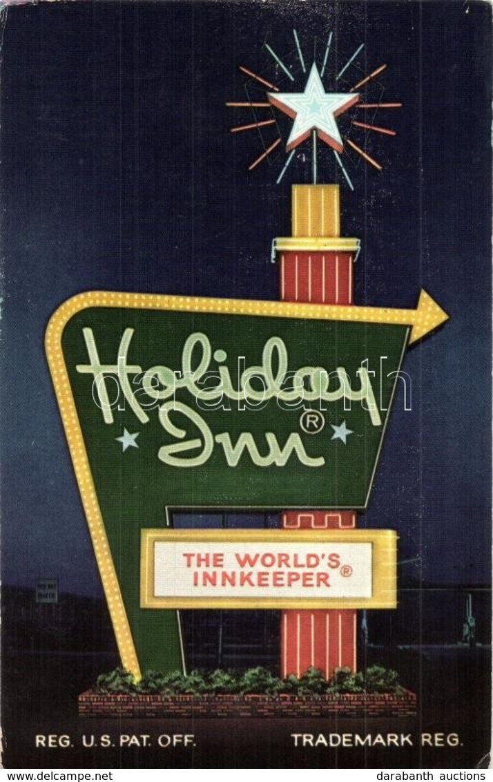** T2 Mount Pleasant (Texas), Holiday Inn. Modern Advertisement Card - Unclassified