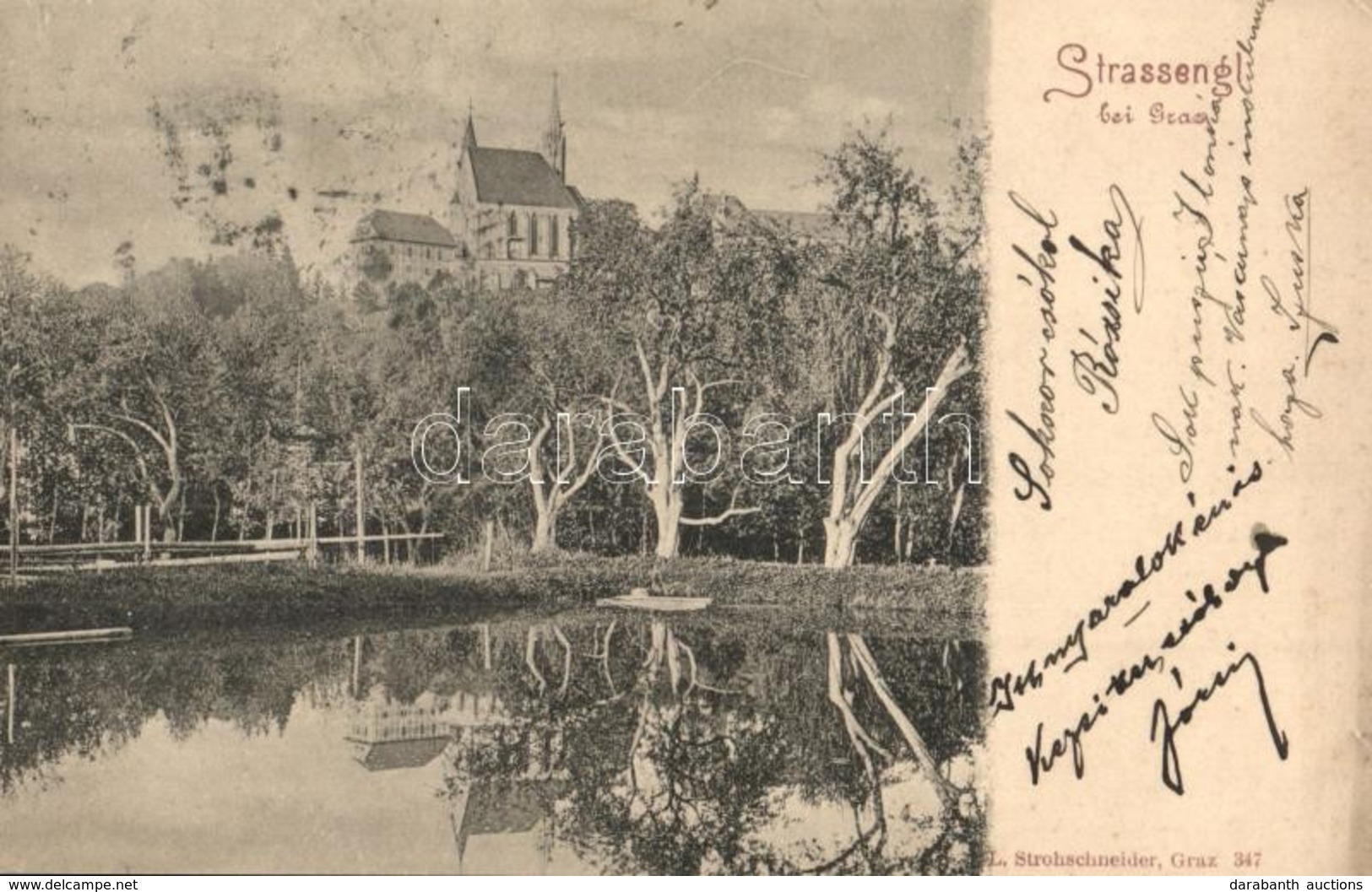 T2/T3 1901 Strassengel Bei Graz, Wallfahrtskirche / Pilgrimage Church. L. Strohschneider (tiny Tear) - Unclassified