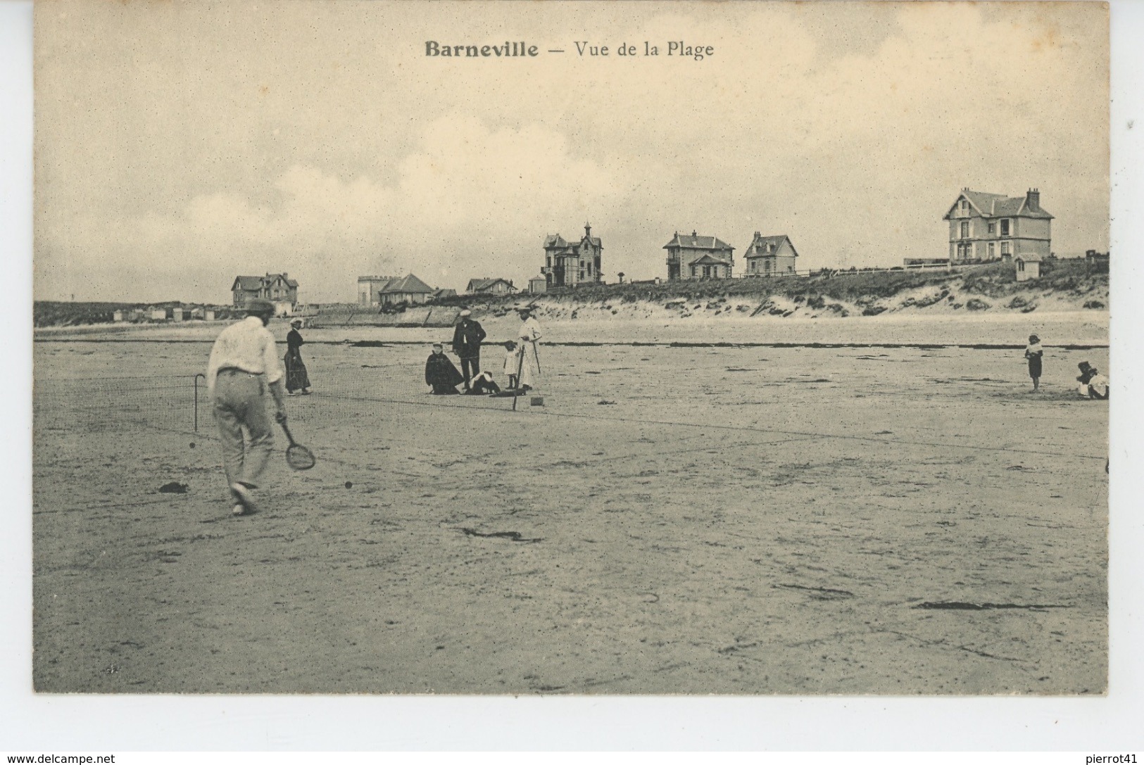 BARNEVILLE - Vue De La Plage (tennis ) - Barneville